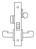 Sargent 8205 Mortise Lock Profile