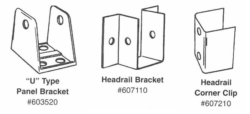 Hadrian Standard Panel Brackets