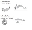 Sargent 10 Line 28-10G71 LL Electric Lock - Fail Secure