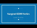 Sargent 28-65G37 KL Classroom Lever Lockset