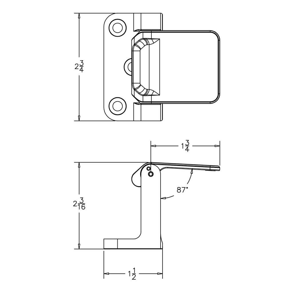 Pemko PDLAA Privacy Door Latch