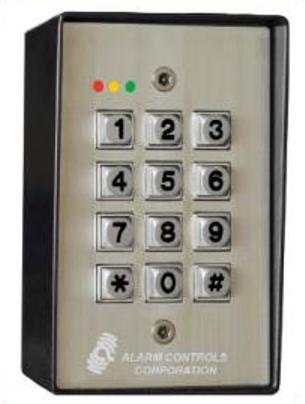 Alarm Controls KP-400 Weatherproof and Vandal Resistant Keypad