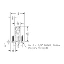 Pemko STC411APK Acoustic Full Mortise Automatic Door Bottom 