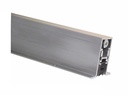Pemko 434ARL Full Mortised Automatic Door Bottom, 1-5/16" x 27/32" Aluminum Channel, Black Sponge EPDM Insert