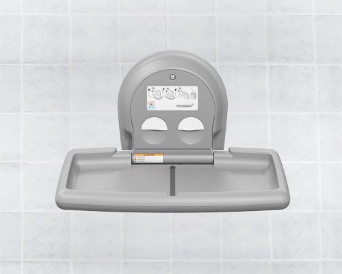 Koala Kare Baby Changing Station - Horizontal, KB300-01 Grey