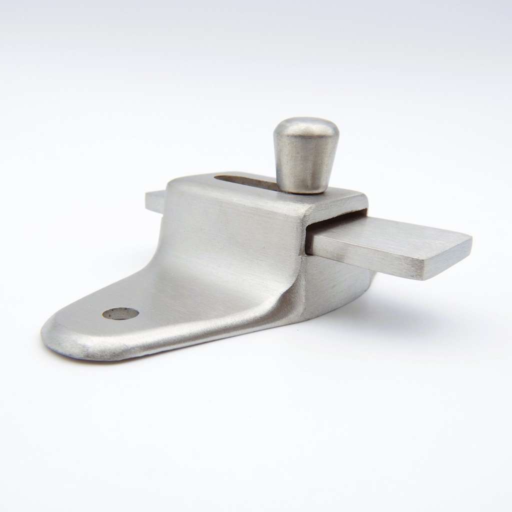 Slide Latch - 3-1/2 in Center to Center - Stainless Steel