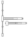 Sargent 68-2288 Thrubolt for Sargent 12-8700 Exit Device