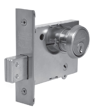 Sargent 4875 Single Cylinder Mortise Deadlock