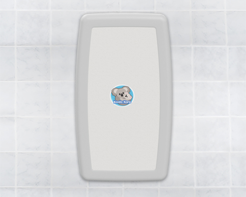 Koala Kare KB301-05 Vertical Baby Changing Station - White Granite