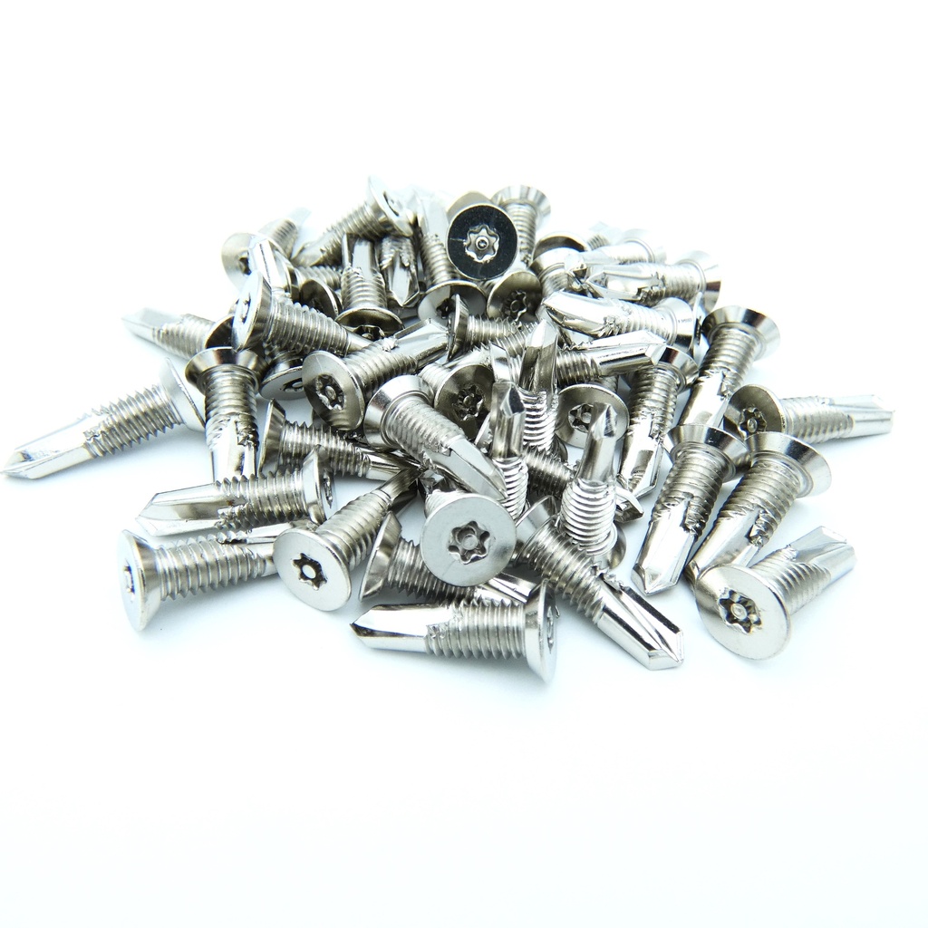 GKL HSP-MSC, Retrofit TORX Machine Screws with Self Tapping, Nickel Plated -pkg50