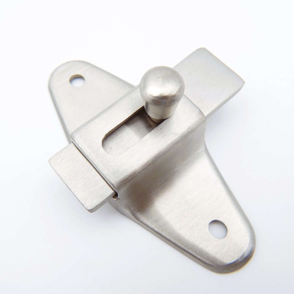 Slide Latch - 3-1/2 in Center to Center - Stainless Steel