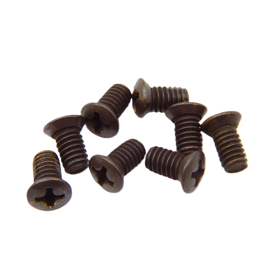 Sargent 97-0052 Cover Screws | 8-32 x 5/16" Oil Rubbed Bronze (8-Pack) 