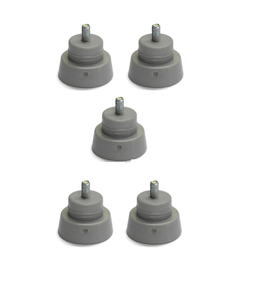 Rockwood 461B Grey DuraFlex Replacement Bumper | 5-Pack with Screws
