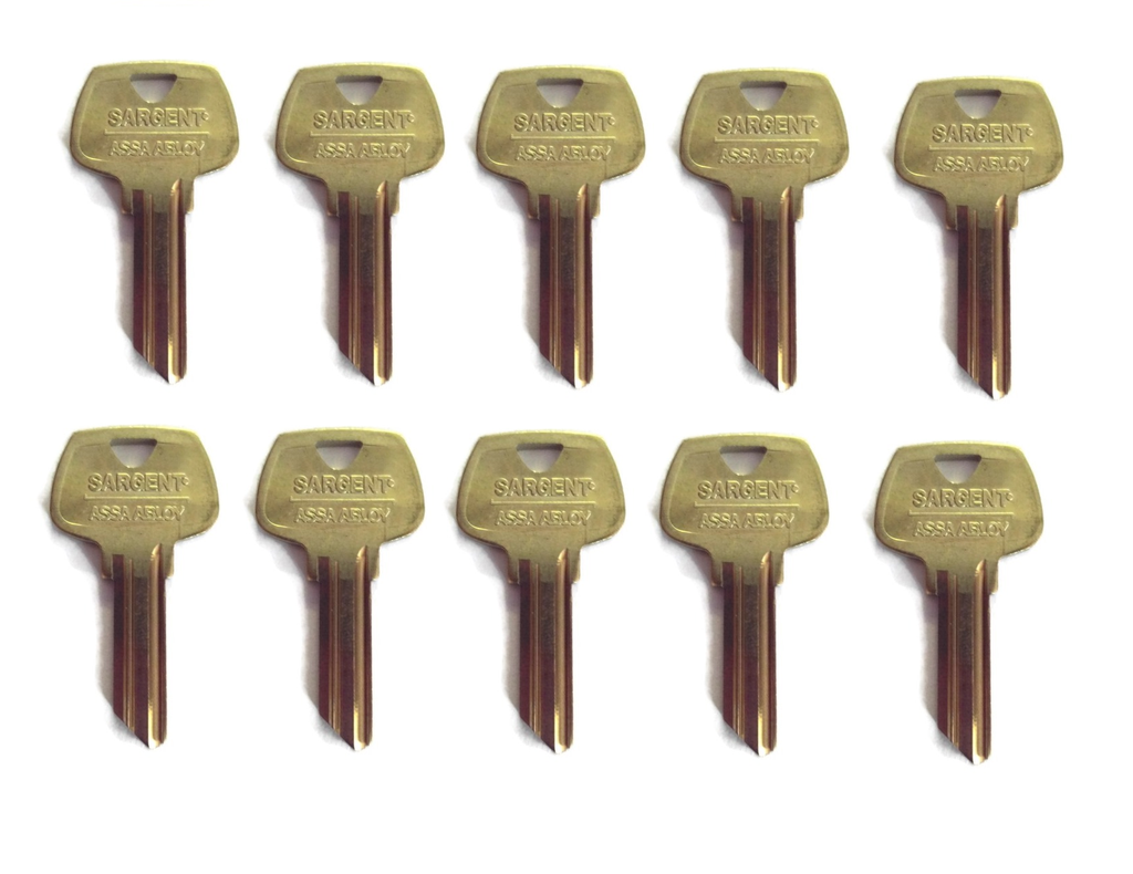 Sargent 275 S Keyway 5 Pin Key Blank - Pkg10