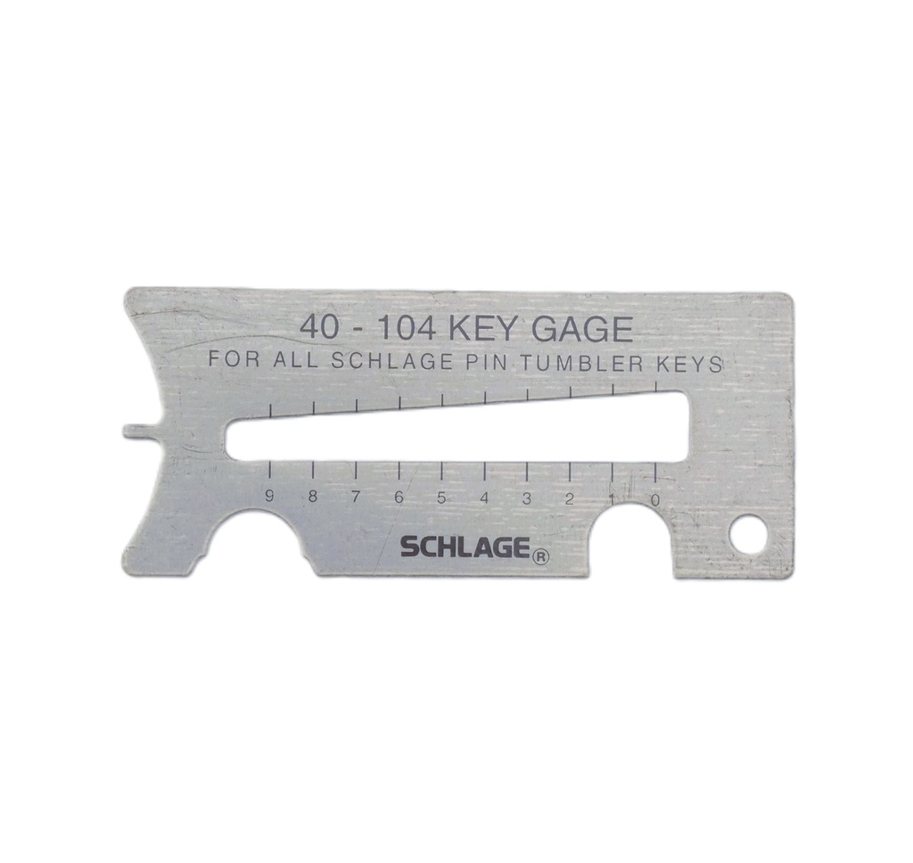 Schlage 40-104 Key Gauge