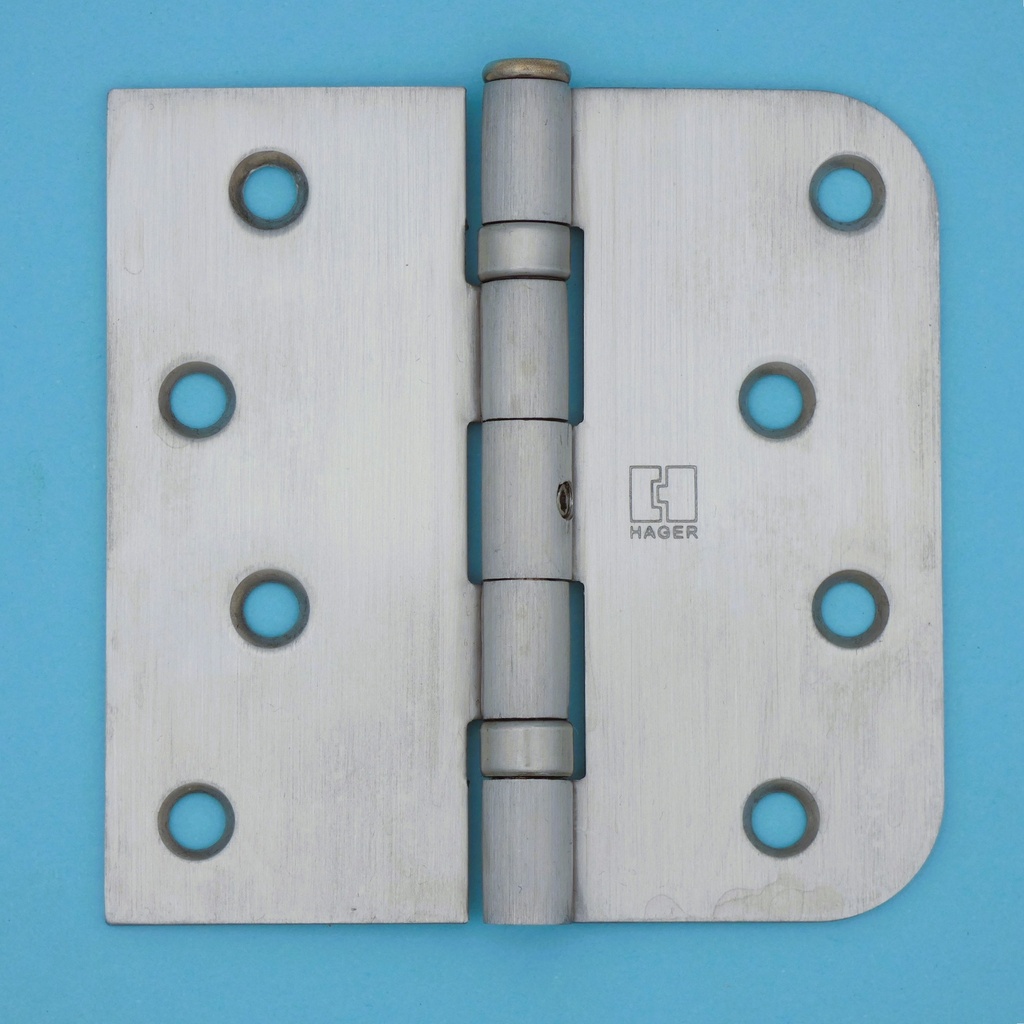 Hager BB1543 NRP Square Hinge x 5/8in Radius Hinge 4 x 4 