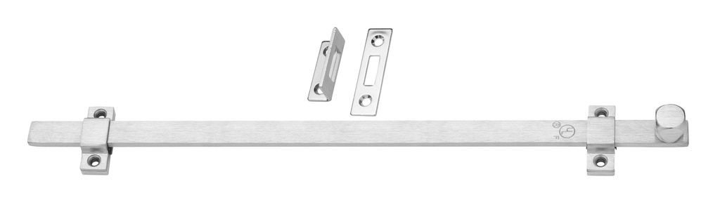 Rockwood 580 Series Extended Surface Bolt | Satin Chrome