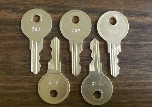 ASI HL-202 Coin Box Key-pkg of 5