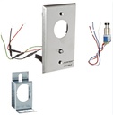 Securitron MKA2 Mortise Key Switch, Alternate DPDT Single Gang with LED Indicator less Cylinder