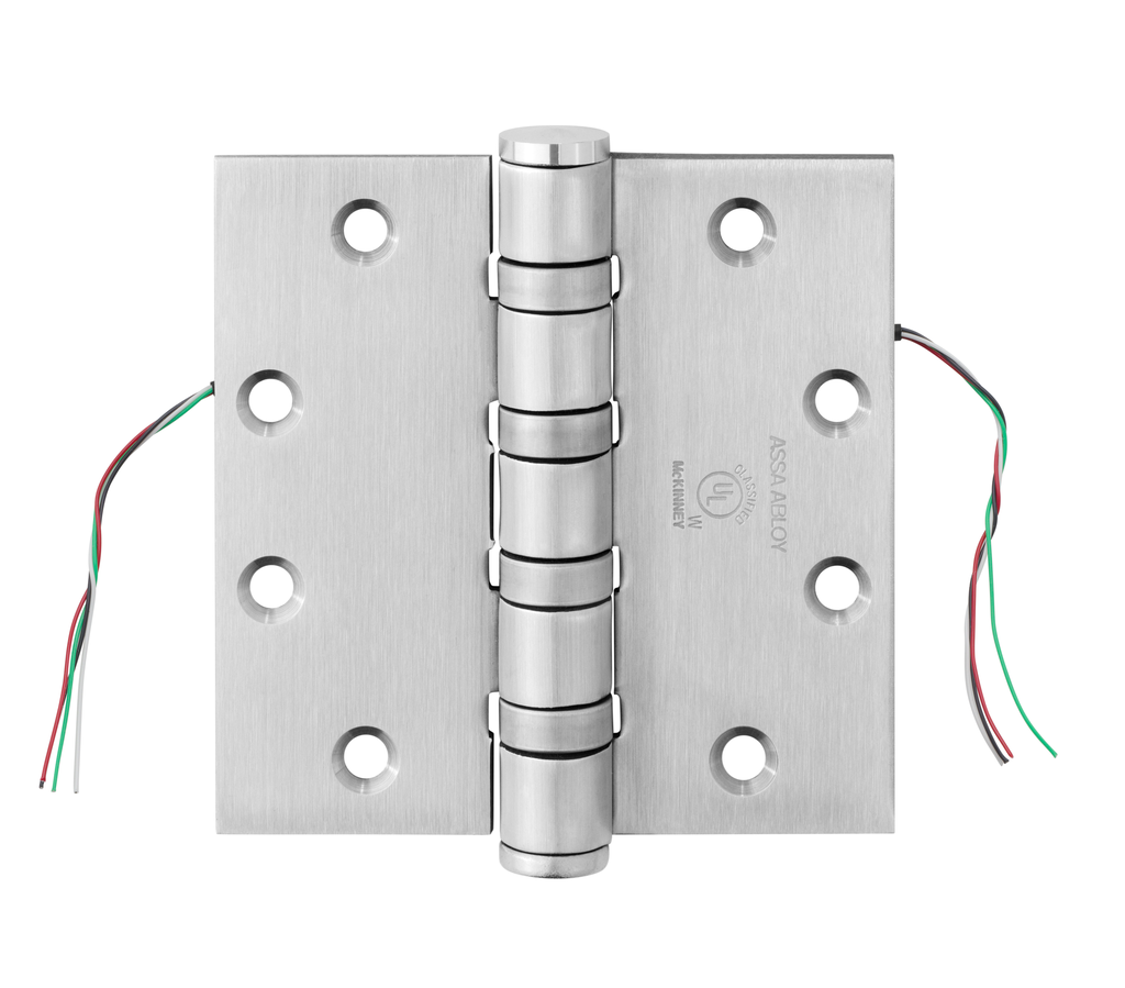 McKinney T4A3786 CC4 4-1/2" x 4-1/2" Electric Hinge US26D