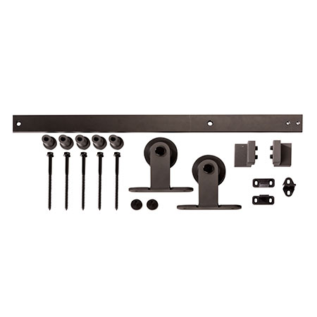 Hager 9456 72" eConestoga Economy Series Barn Door Track Set and Hardware Kit 