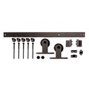 Hager 9456 72" eConestoga Economy Series Barn Door Track Set and Hardware Kit 