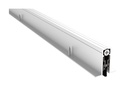 Pemko 411ANBL 36" Full Mortised Automatic Door Bottom, Mill Finish Aluminum w/ Black Nylon Brush Insert