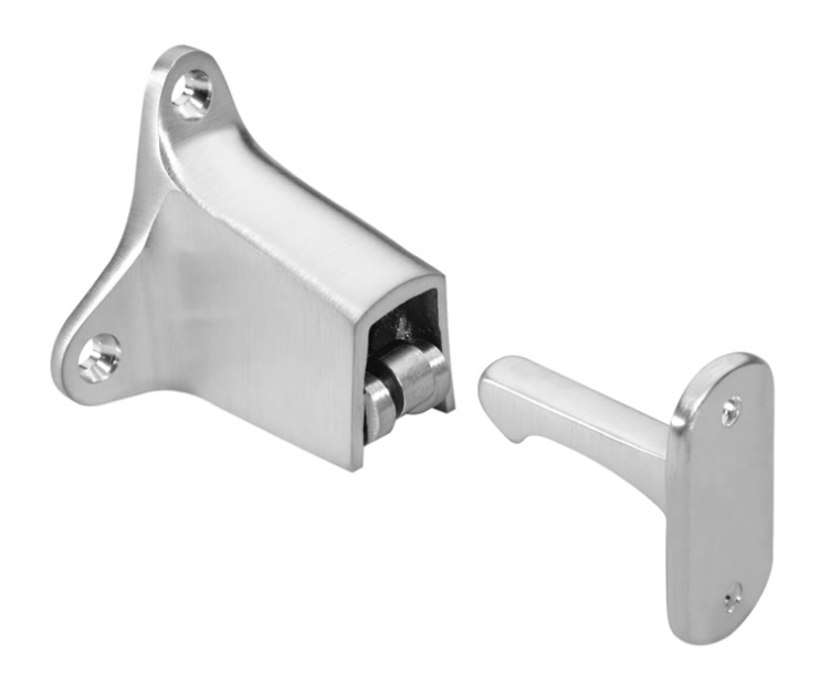 Rockwood 490 26D Wall-Mounted Door Stop & Holder | Satin Chrome 
