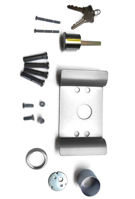 PDQ 4P03 Night Latch Exit Device Trim - Finger Grip Pull