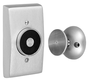 ABH Recessed Wall Mounted Magnetic Release 2100 US28