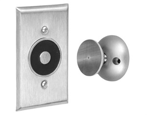 ABH 2400 US28 Flush Wall Mounted Magnetic Release