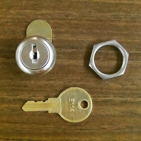 ASI Lock, Key, and Retaining Nut L-001