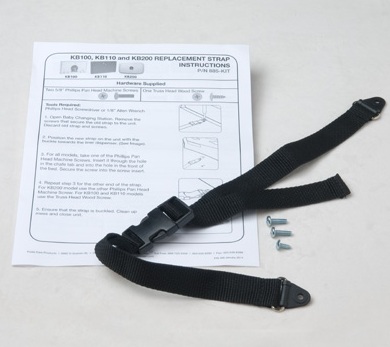 Koala Kare 885-KIT Replacement Strap Kit for Baby Changing Stations