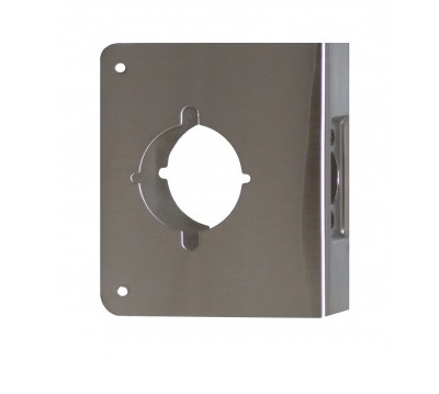 Don-Jo 75-CW Stainless Steel Wrap-Around Plate | Marks & Medeco Lever Reinforcer 