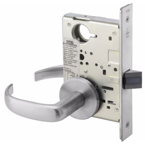 Accentra 8801FL PBR Mortise Lockset Passage Function - Yale