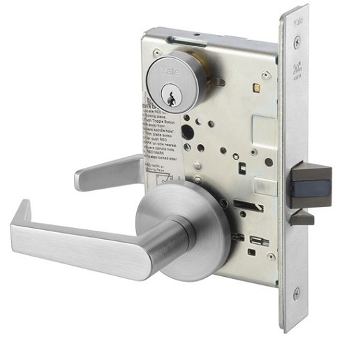 Accentra Mortise Lockset AUR 8805FL Storeroom Function less Cylinder