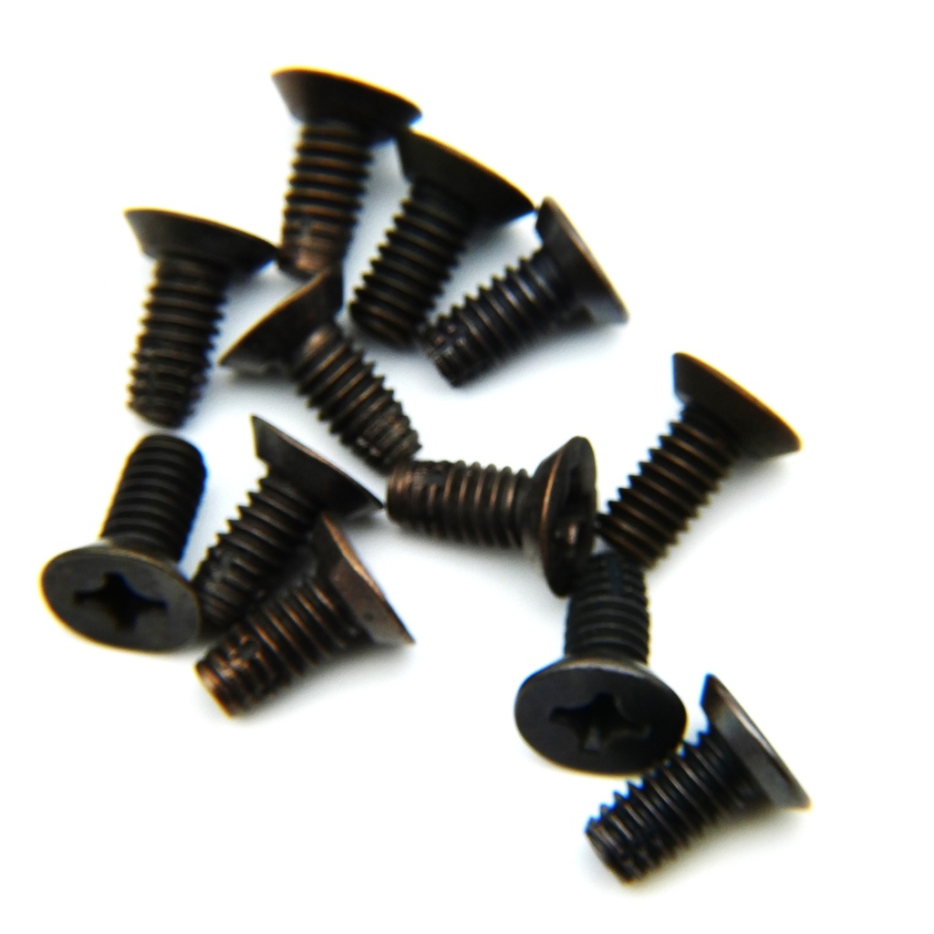 Hager 1-800-7425 Hinge Screws, Machine 12-24 x 1/2" FPHM US10A/10B-pkg12