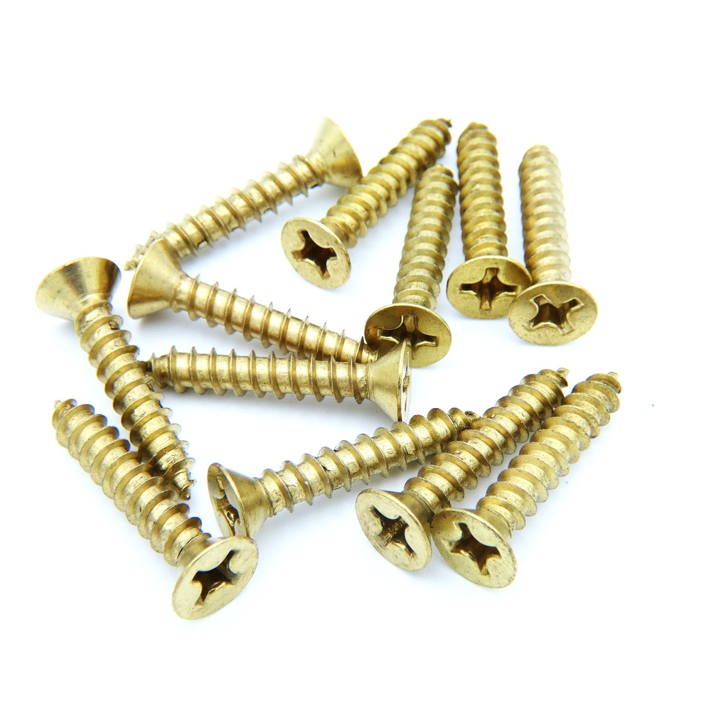 Hager 1-810-5952 Hinge Screws, Wood #12 x 1-1/4 FPHW US4-pkg12