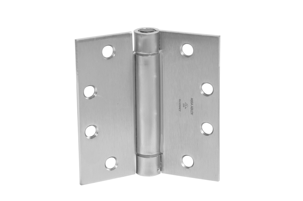 McKinney 1502 Spring Hinge 4.5" x 4.5" Full Mortise Self-Closing Hinge 