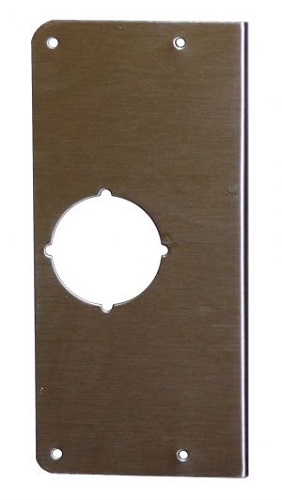 Don-Jo EM-4 US32D - 9" x 4-1/4" x 2-3/4" B.S. Scar Plate 