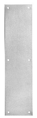 Rockwood 70E Push Plate 6 in x16 in US32D Stainless Steel