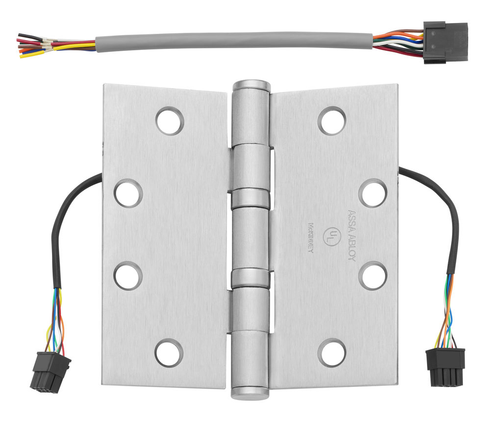 McKinney TA2714 QC8 4.5" x 4.5" 626 ElectroLynx 8 Wire Electric Hinge