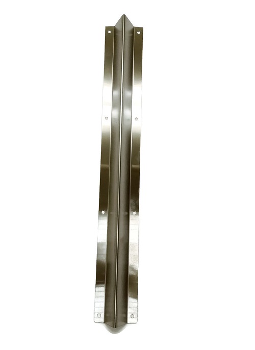 Rockwood BFRC24 Vertical Rod Cover, US32D Stainless Steel