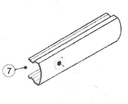 Corbin Russwin 650F11 Hex Dogging End Cover ED5000 