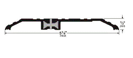 Pemko 252x3AFG 5-1/8" wide x 1/2" high Thermal Barrier Threshold