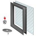 NGP L-FRA100 Steel Window with Protect3 Glass