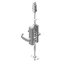 Sargent 700113-ETL-26D Vertical Rod Multi Point Lock, 84"- 96" Door Height, Blank Plate x Key Outside Unlocks or Locks Exit Trim