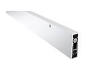 Pemko 4131CRL Fire-Rated Surface and Semi Mortised Auto Door Bottom, Clear Aluminum, Black Sponge EPDM Insert, 3/4" Max Drop
