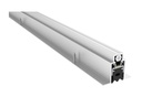 Pemko 434ARL Full Mortised Automatic Door Bottom, 1-5/16" x 27/32" Aluminum Channel, Black Sponge EPDM Insert