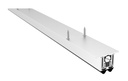 Pemko 420APKL Hollow Metal Automatic Door Bottom, PemkoPrene Seal, 1/2" Max Drop, PemkoPrene Insert